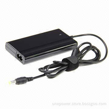Slim Laptop AC Adapters, Replacement for Toshiba, 19V 3.42A 65W, 5.5*2.5mm I-tip, Built-in USB Slot